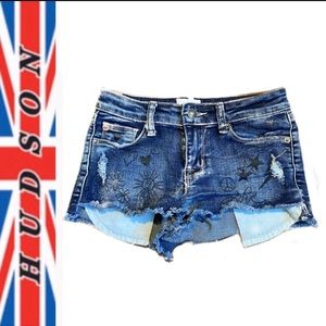 HUDSON Denim Cutoff Shorts